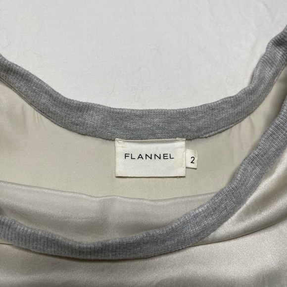 Flannel Silk Maxi Dress 2 Elegant - Picture 4 of 7